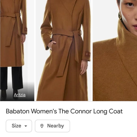 Aritzia Babyton the Connor long wool coat. - Picture 5 of 5